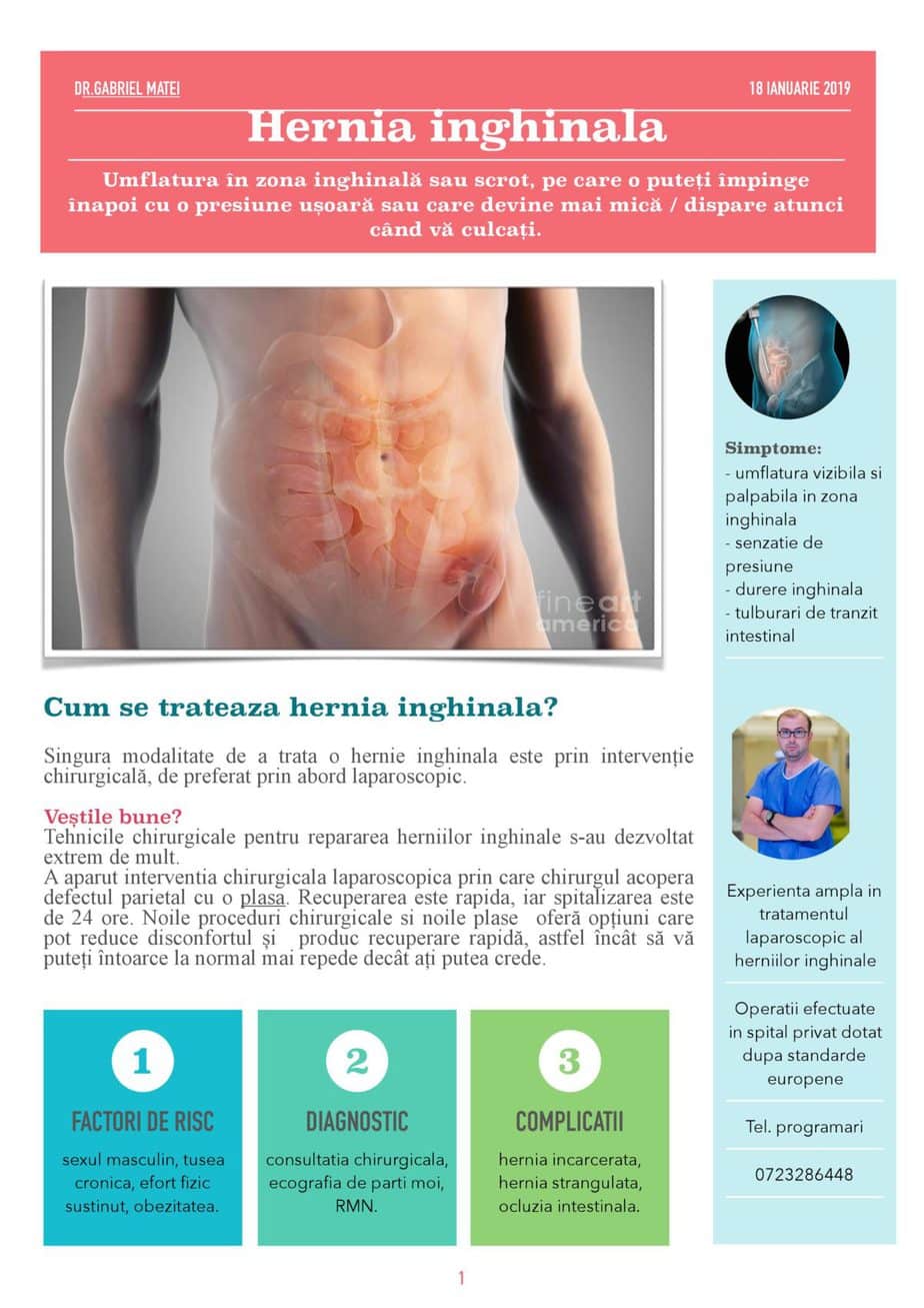 Hernie inghinala - simptome, cauze, tratament naturist | LaTAIFAS